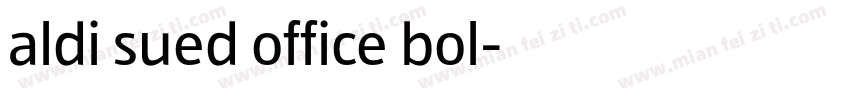 aldi sued office bol字体转换